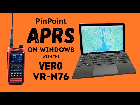 Видео: PinPoint APRS в Windows с Vero VR-N76