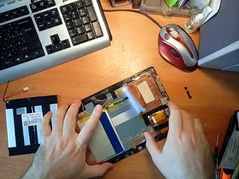 Видео: Digma CITI 1802 3G планшет - замена батареи ЧАСТЬ 1/2