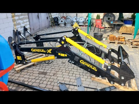 Видео: Кун GENERAL-X, Гак для бігбегів,Вила для піддонів.