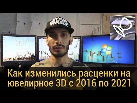 Видео: Как изменились расценки на ювелирное 3D с 2016 по 2021 год? Небольшое исследование ко Дню Ювелира.