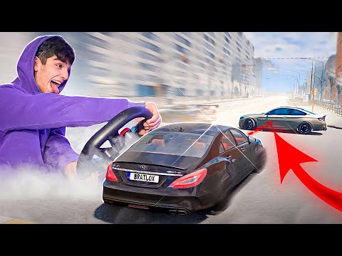 Видео: СТАРШИЙ БРАТ СДАЕТ НА ПРАВА НА РУЛЕ В ГОЛОЛЁД!