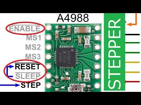 Видео: ✅Драйвер A4988  Как использовать ENABLE, SLEEP и RESET