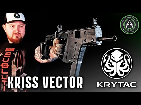 Видео: Страйкбольный пистолет-пулемет (KRYTAC) KRISS Vector AEG
