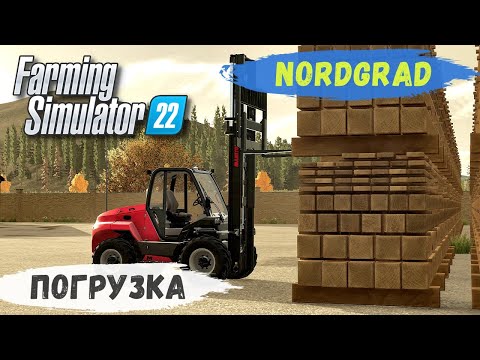 Видео: FS 22 - Nordgrad.  Продажа БРУСА.  Продал УЧАСТКИ ЗЕМЛИ# 08