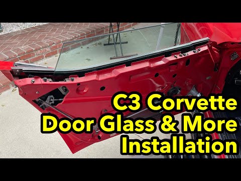 Видео: Установка дверного стекла C3 + защёлки, часть 5