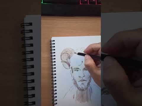 Видео: Рисую и болтаю. Человек-баран. 