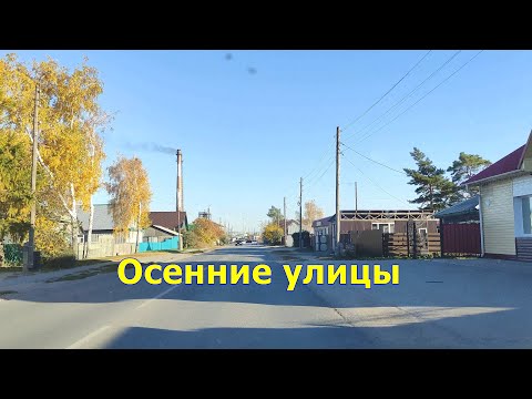 Видео: Едем на автомобиле по улице посёлка Плодово-Ягодный и города Карасук.