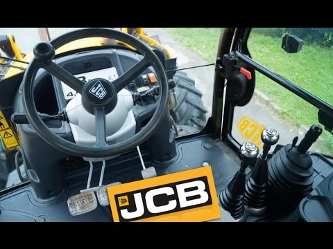 Видео: Управление экскаватором JCB 3CX. ( Control of the excavator JCB 3CX.)