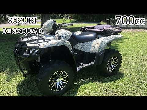 Видео: Обзор и осмотр квадроцикла SUZUKI KINGQUAD 700cc 4x4 | 2006 ATV