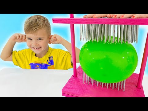 Видео: Эксперименты с воздушными шариками для детей