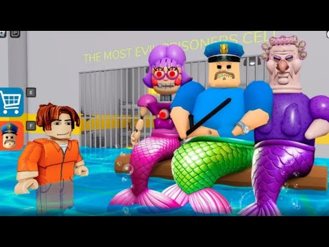 Видео: Побег из тюрьмы «Русалка Барри» | Roblox obby #roblox #scaryobby #obby