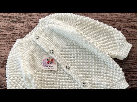 Видео: Детский кардиган модели "Нут"