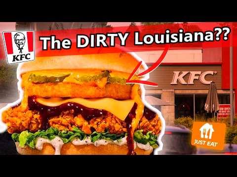 Видео: Первый в истории KFC картофель фри и бургер «Грязная Луизиана»! | Пятничный обзор еды