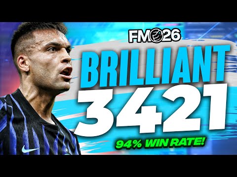 Видео: БЛЕСТЯЩАЯ тактика 3-4-2-1 в FM26! | Процент побед 94% | Лучшая тактика в FM26