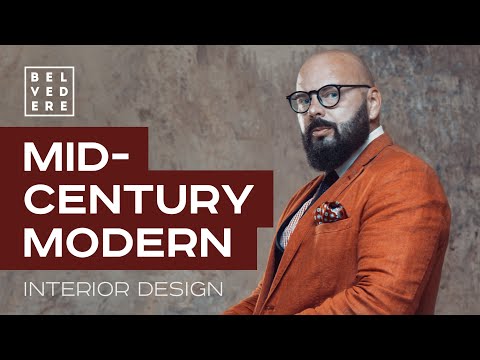 Видео: 🔴 MID-CENTURY MODERN | Дизайн интерьеров в стиле середины XX века
