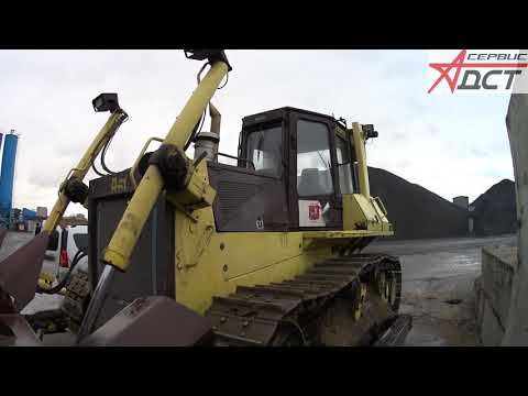 Видео: Замена механизма натяжения ТМ10 ГСТ.  Ремонт спецтехники Бульдозера ДСТ Урал