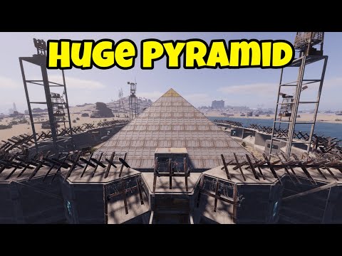 Видео: Я построил ОГРОМНУЮ пирамиду в Rust! — Rust Console Edition