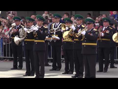 Видео: 09-05-2021_Парад на площади им. Ленина в городе Кургане