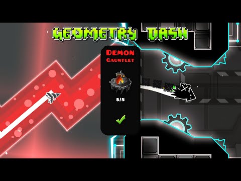 Видео: ПОСЛЕДНИЙ, ДЕМОНИЧЕСКИЙ ГАУНТЛЕТ 👹(Прохождение Demon Gauntlet)! ► Geometry Dash #96