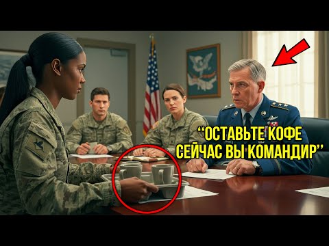 Видео: Начальство Заставляло Подавать Кофе на Брифинге, Пока Генерал Не Заметил Кольцо Спецназа «Дельта»