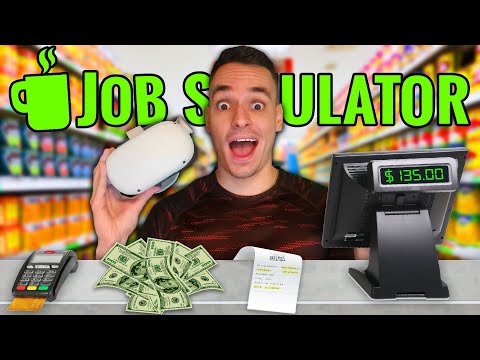 Видео: СТАВАМ КАСИЕР ВЪВ ВИРТУАЛНА РЕАЛНОСТ! (JOB SIMULATOR VR)