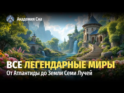 Видео: 🌙 Лекция для сна 🦄 Все легендарные миры: От Атлантиды до Земли Семи Лучей 🦄