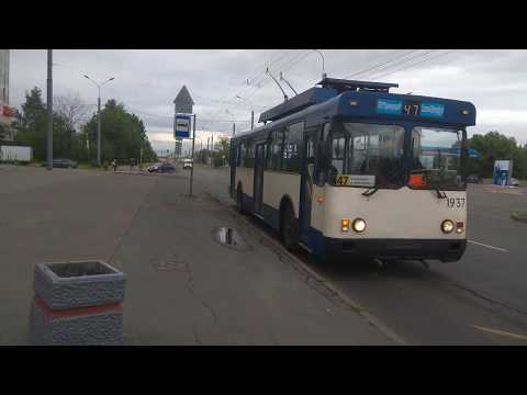 Видео: Троллейбус, маршрут №47 БТЗ-5276-04 б.1937 (27.06.2019) Санкт-Петербург