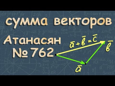 Видео: СУММА ВЕКТОРОВ правило треугольника