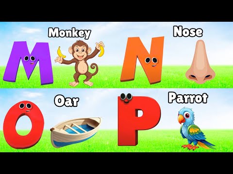 Видео: «А как яблоко, А как муравей» | Фонетическая песня из двух слов — Песня ABC Phonics — Видео для о...