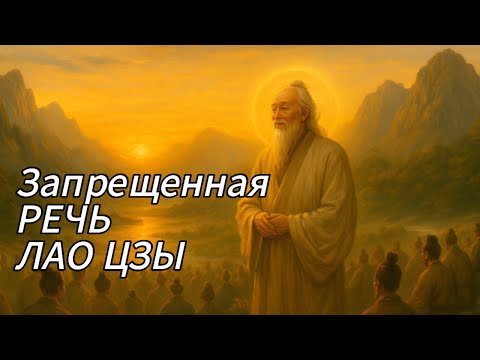 Видео: Гениальность этих слов поражает! Запрещенная речь Лао Цзы 500 года до н.э!
