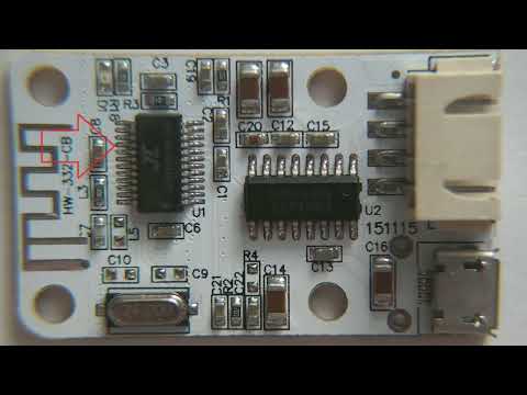 Видео: Прибавляем громкость на Bluetooth модуле HW-332-CB