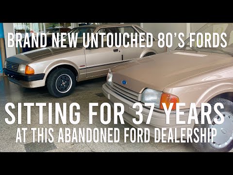 Видео: Заброшенный выставочный зал Ford 80-х годов — новенькие Sierra, Fiesta, Escort, Orion!