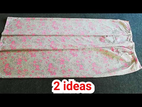 Видео: Переработка, которую любой может легко сшить с неиспользованной юбкой