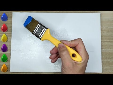 Видео: Дорога, которая раньше вела меня домой - Акриловая живопись для начинающих