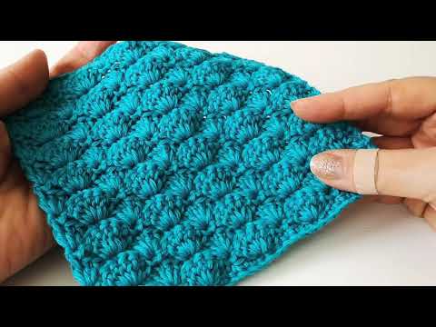 Видео: #025 Плетка "Малки мидички" - лесен вариант (Mini Shells Crochet Stitch)