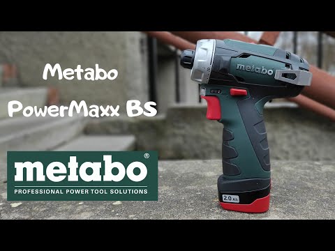 Видео: Metabo PowerMaxx BS. Подробный обзор и тест.