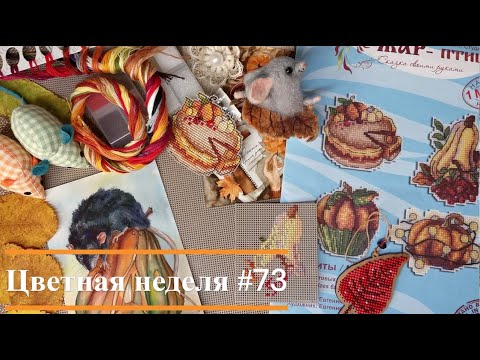 Видео: Цветная неделя 73 // 10.10.2024-16.10.2024. РТО, Овен, Кларт, Жар-Птица, Риолис, Ю. Золотова