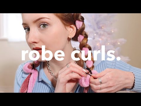 Видео: Я пробую локоны на робе. (это лучший способ)