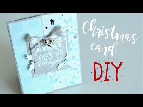 Видео: Новогодняя открытка на магните мастер класс Скрапбукинг