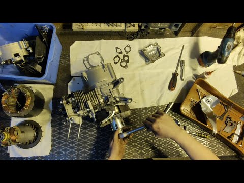 Видео: Ремонт Бензогенератора. Часть 2/4. Двигатель - сборка