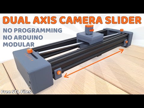 Видео: Самодельный моторизованный слайдер для камеры, напечатанный на 3D-принтере