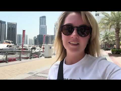 Видео: Улетаем🛫 утром на море Дубай пляж JBR Прогулялись по Марине Молл нас трясло весь полет 😨🛫