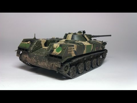 Видео: БМД-1 (Panda Hobby) Масло,смывка,пигменты (Часть 6)