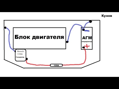 Видео: ДУБЛЯЖ ПРОВОДОВ НА АКБ И ГЕНЕРАТОР?