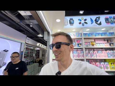 Видео: Китай Новинки! Очки которые…😱 Электронный рынок в Китае. Дешевые оригинал iPhone #Китай  #Хуачанбей