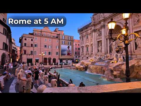 Видео: РИМ в 5 УТРА: ВЕЛИКОЕ ОТКРОВЕНИЕ - Walking Tour 4K 2025