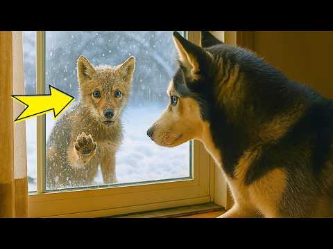 Видео: «ВПУСТИТЕ ЕГО!» — ХАСКИ наблюдает, как ВОЛЧОНОК замерзает в БУРЕ… Но что сделал ЛЕСНИК, ИЗМЕНИЛО ВСЁ