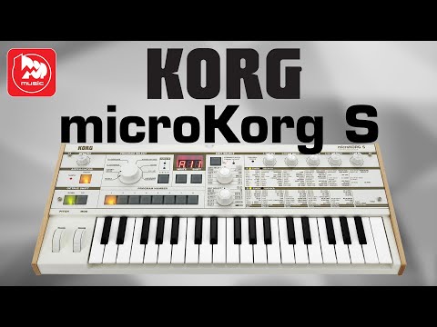 Видео: Korg microKorg S - синтезатор со встроенными динамиками и вокодером