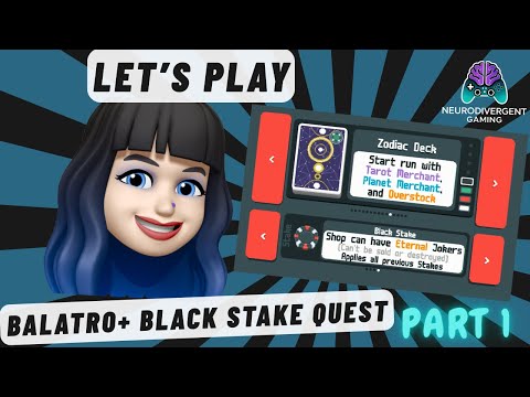 Видео: Давайте сыграем в Balatro+ | Black Stake Quest – Часть 1: Начало испытания
