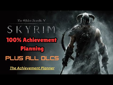 Видео: The Elder Scrolls V: Skyrim Special Edition — 100% планирование достижений — плюс все дополнения